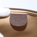 GUCCI GG Supreme Shoulder Bag PVC Beige Gold Auth 180129-16