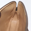 GUCCI GG Supreme Shoulder Bag PVC Beige Gold Auth 180129-18