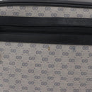 GUCCI Micro GG Supreme Shoulder Bag PVC Navy Gold Auth 180131-3