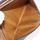 GUCCI GG Plus Supreme Clutch Bag PVC Beige Gold Auth 180134-23
