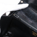 GUCCI Shoulder Bag Leather Black Gold Auth 180143-22