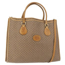 GUCCI Micro GG Supreme Tote Bag PVC 2way Beige Gold 002 904 0556 Auth 180147-1
