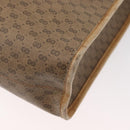 GUCCI Micro GG Supreme Tote Bag PVC 2way Beige Gold 002 904 0556 Auth 180147-15