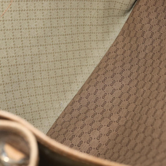 GUCCI Micro GG Supreme Tote Bag PVC 2way Beige Gold 002 904 0556 Auth 180147