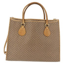 GUCCI Micro GG Supreme Tote Bag PVC 2way Beige Gold 002 904 0556 Auth 180147-3