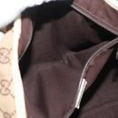 GUCCI GG Canvas Web Sherry Line Pretty Tote Bag Beige Gold 163805 Auth 180153-19