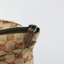 GUCCI GG Canvas Web Sherry Line Tote Bag Beige Red Green 131231 Auth 180154-15