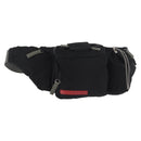 PRADA Sport Gürteltasche Nylon Schwarz Silber Auth 180159A-1