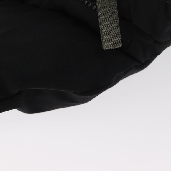 PRADA Sport Gürteltasche Nylon Schwarz Silber Auth 180159A