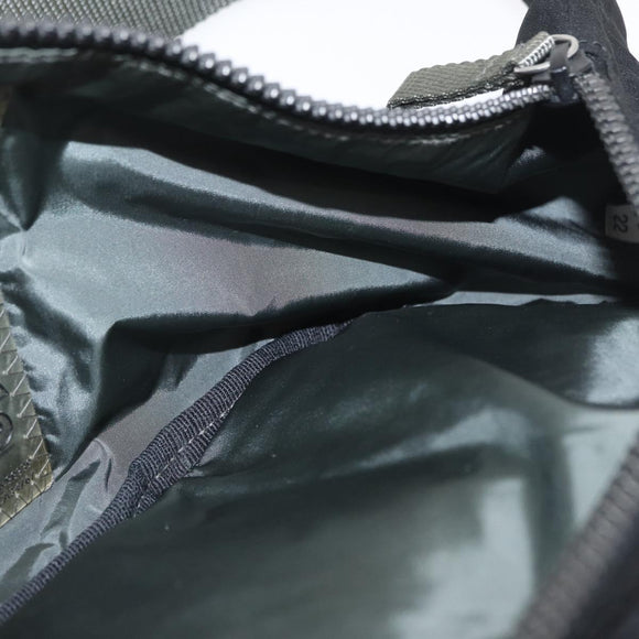 PRADA Sport Gürteltasche Nylon Schwarz Silber Auth 180159A