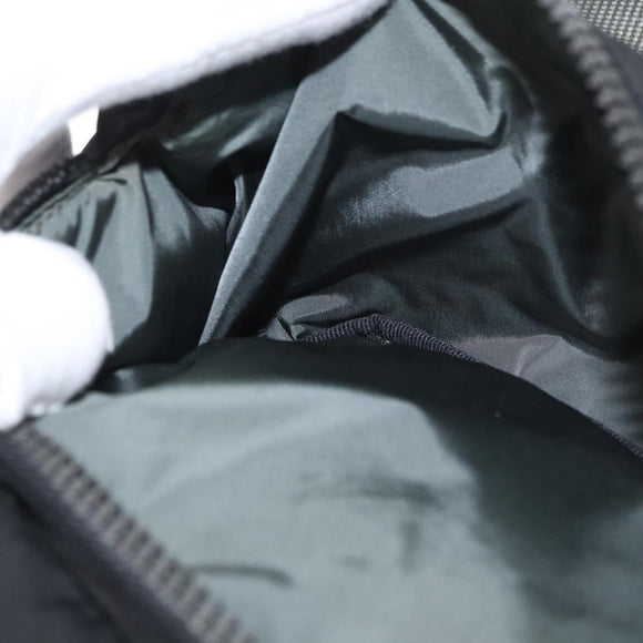 PRADA Sport Gürteltasche Nylon Schwarz Silber Auth 180159A