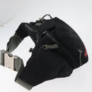 PRADA Sport Gürteltasche Nylon Schwarz Silber Auth 180159A-4