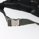 PRADA Sport Gürteltasche Nylon Schwarz Silber Auth 180159A-7