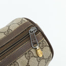 GUCCI GG Supreme Web Sherry Line Hand Bag PVC Beige Gold 39 02 006 Auth 180161-14