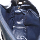CELINE Shoulder Bag Leather Black Gold Auth 180163-22