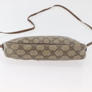 GUCCI GG Supreme Shoulder Bag PVC Beige Gold Auth 180164-5