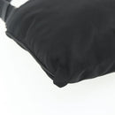 PRADA Shoulder Bag Nylon Black Silver Auth 180168-11