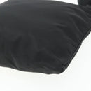 PRADA Shoulder Bag Nylon Black Silver Auth 180168-12