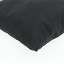 PRADA Shoulder Bag Nylon Black Silver Auth 180168-13