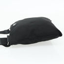 PRADA Shoulder Bag Nylon Black Silver Auth 180168-4