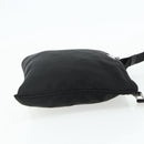 PRADA Shoulder Bag Nylon Black Silver Auth 180168-5
