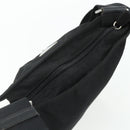 PRADA Shoulder Bag Nylon Black Silver Auth 180168-6