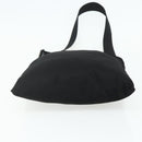 PRADA Shoulder Bag Nylon Black Silver Auth 180168-9