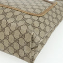 GUCCI GG Supreme Web Sherry Line Tote Bag PVC Beige Red 40 02 003 Auth 180170-9