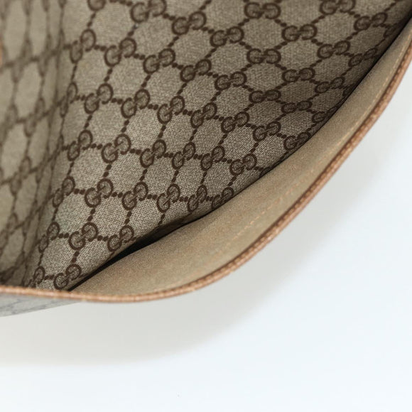 GUCCI GG Supreme Web Sherry Line Tote Bag PVC Beige Red 40 02 003 Auth 180170