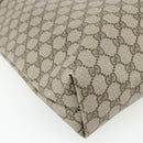 GUCCI GG Supreme Web Sherry Line Tragetasche PVC Beige Rot 3902003 Auth 180171-16