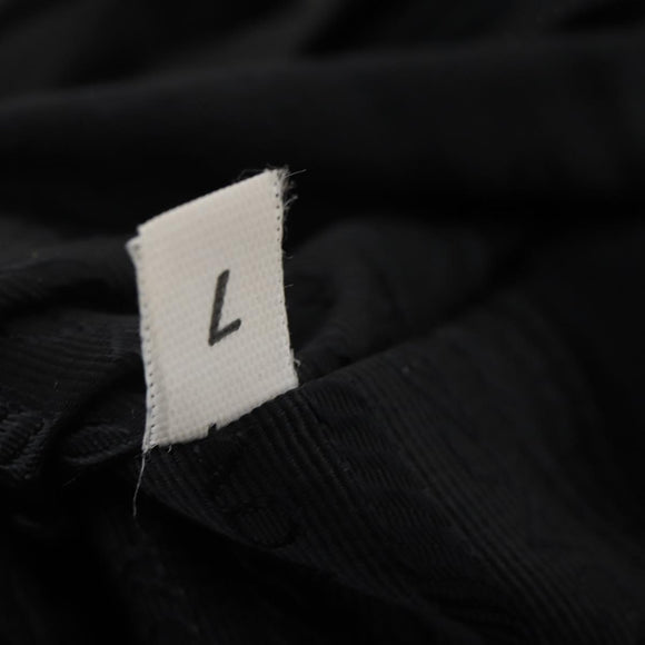 PRADA Rugzak Nylon Zwart Zilver Auth 180173
