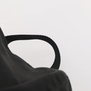 PRADA Rugzak Nylon Zwart Zilver Auth 180173-14