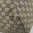 GUCCI GG Plus Supreme Web Sherry Line Tote Bag PVC Beige Gold Red Auth 180174-13