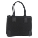 GUCCI GG Canvas Hand Bag Black Gold 000 0855 Auth 180179-1
