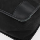 GUCCI GG Canvas Hand Bag Black Gold 000 0855 Auth 180179-11