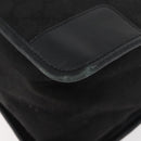 GUCCI GG Canvas Hand Bag Black Gold 000 0855 Auth 180179-13