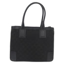 GUCCI GG Canvas Hand Bag Black Gold 000 0855 Auth 180179-3