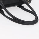 GUCCI GG Canvas Hand Bag Black Gold 000 0855 Auth 180179-7