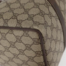 GUCCI GG Supreme Web Sherry Line Hand Bag PVC Beige Gold 40 02 007 Auth 180185-8