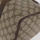 GUCCI GG Supreme Web Sherry Line Hand Bag PVC Beige Gold 40 02 007 Auth 180185-15
