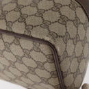 GUCCI GG Supreme Web Sherry Line Hand Bag PVC Beige Gold 40 02 007 Auth 180185-16