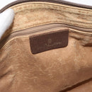 GUCCI GG Supreme Web Sherry Line Hand Bag PVC Beige Gold 40 02 007 Auth 180185-10