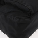 PRADA Shoulder Bag Nylon Black Silver Auth 180187-15