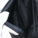 PRADA Shoulder Bag Nylon Black Silver Auth 180187-24