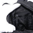 PRADA Shoulder Bag Nylon Black Silver Auth 180187-25