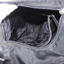 PRADA Shoulder Bag Nylon Black Silver Auth 180187-26