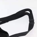 PRADA Shoulder Bag Nylon Black Silver Auth 180187-14
