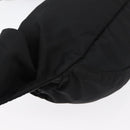PRADA Bauchtasche Nylon Schwarz Silber Auth 180191-15
