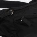 PRADA Bauchtasche Nylon Schwarz Silber Auth 180191-18