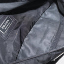 PRADA Bauchtasche Nylon Schwarz Silber Auth 180191-10